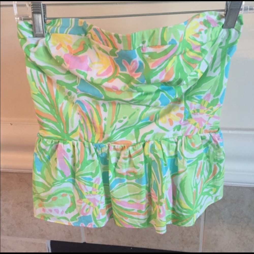 Lily Pulitzer Strapless Top
